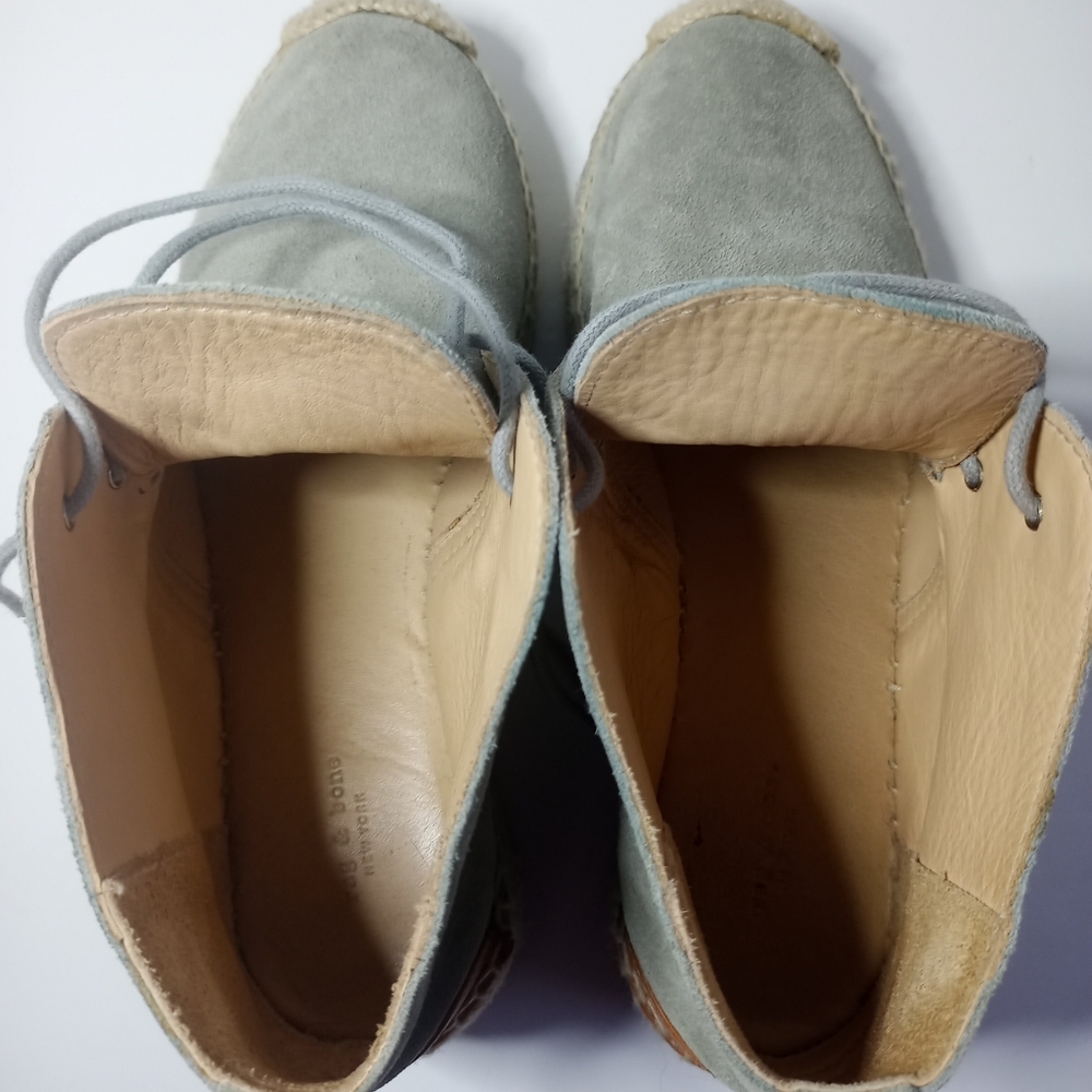Rag & Bone women suede espadrilles wedges size 5 - Picture 6 of 6
